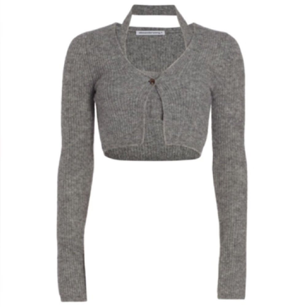 Alexander Wang SS22 Solid Ribbed Layered Short Fi… - image 4